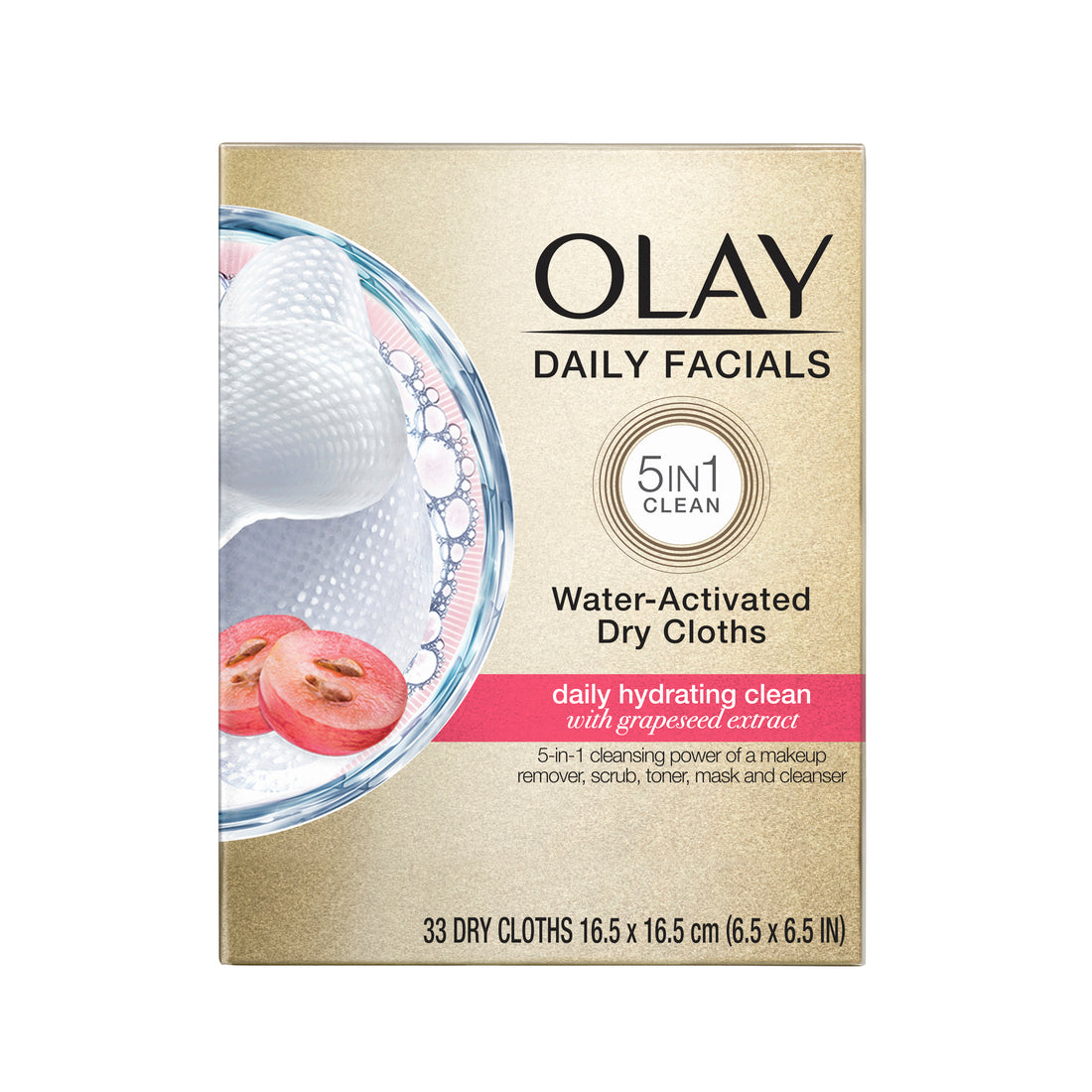 Olay Daily Facials Hydrating Cleansing Cloths - 33ct/12kpk