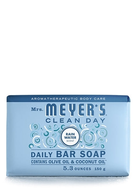 Mrs Meyer's Bar Soap Rainwater - 5.3oz/12pk