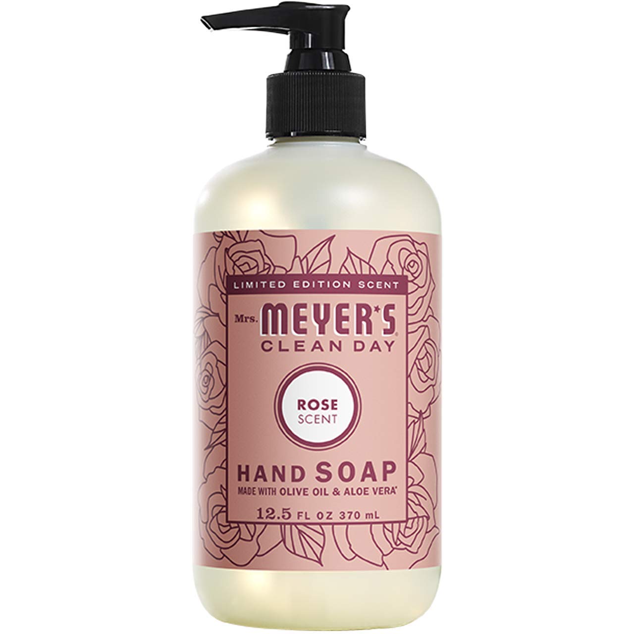 Mrs. Meyer`s Liquid Hand Soap Rose - 12.5oz/6pk