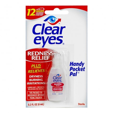 Clear Eyes Drops Pocket Pal Counter Unit - 0.2oz/48pk