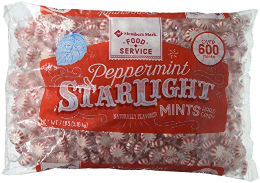 Member's Mark Peppermint Starlight Mints Hard Candy - 112oz/600pc/1pk