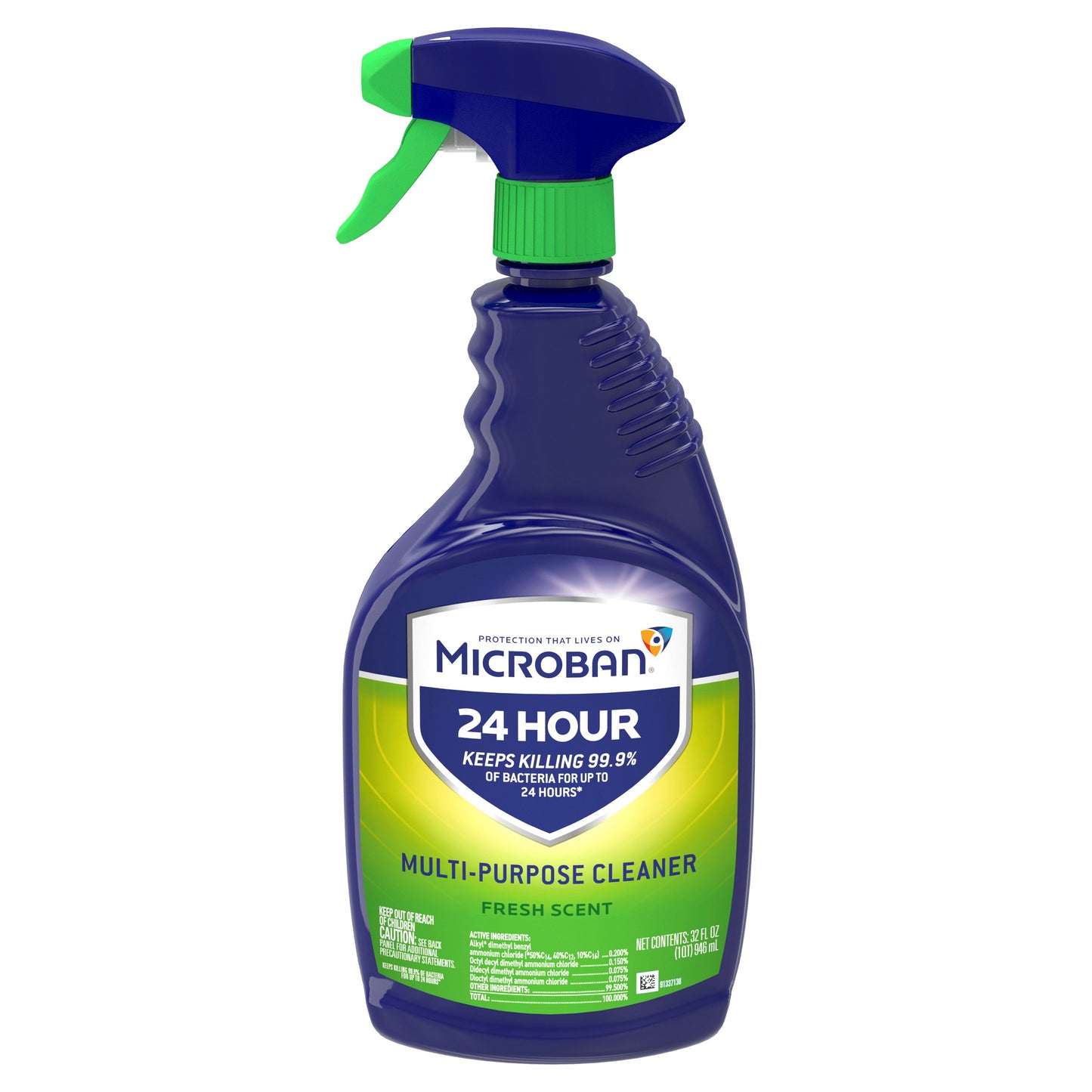 Microban 24 hr Multi-Purpose Cleaner and Disinfectant Fresh Scent Spray - 32oz/6pk