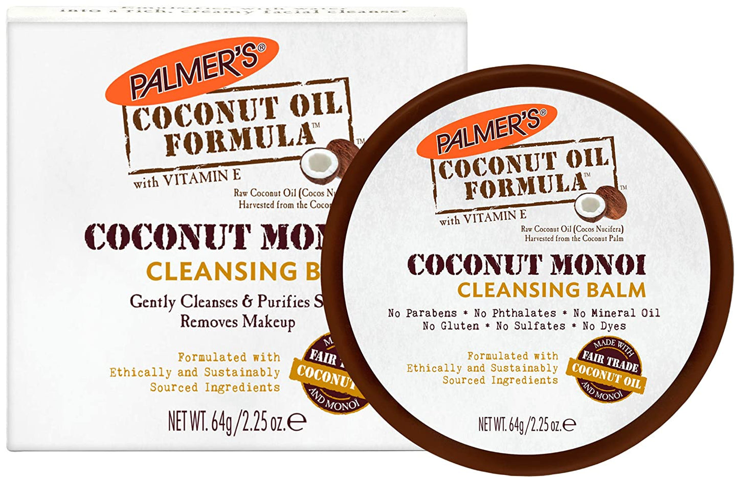 Palmer's Coconut Oil Formula Facial Cleansing Balm & Makeup Remover w/ Monoi - 2.25oz/6pk