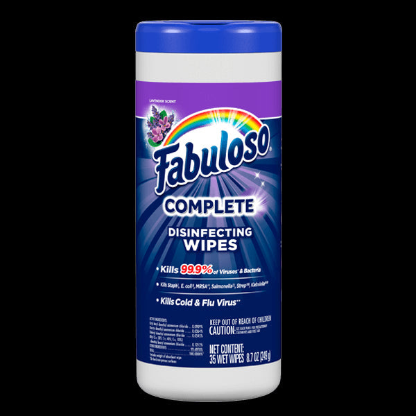 Fabuloso Lavender Complete Disinfecting Wipes - 35ct/8pk