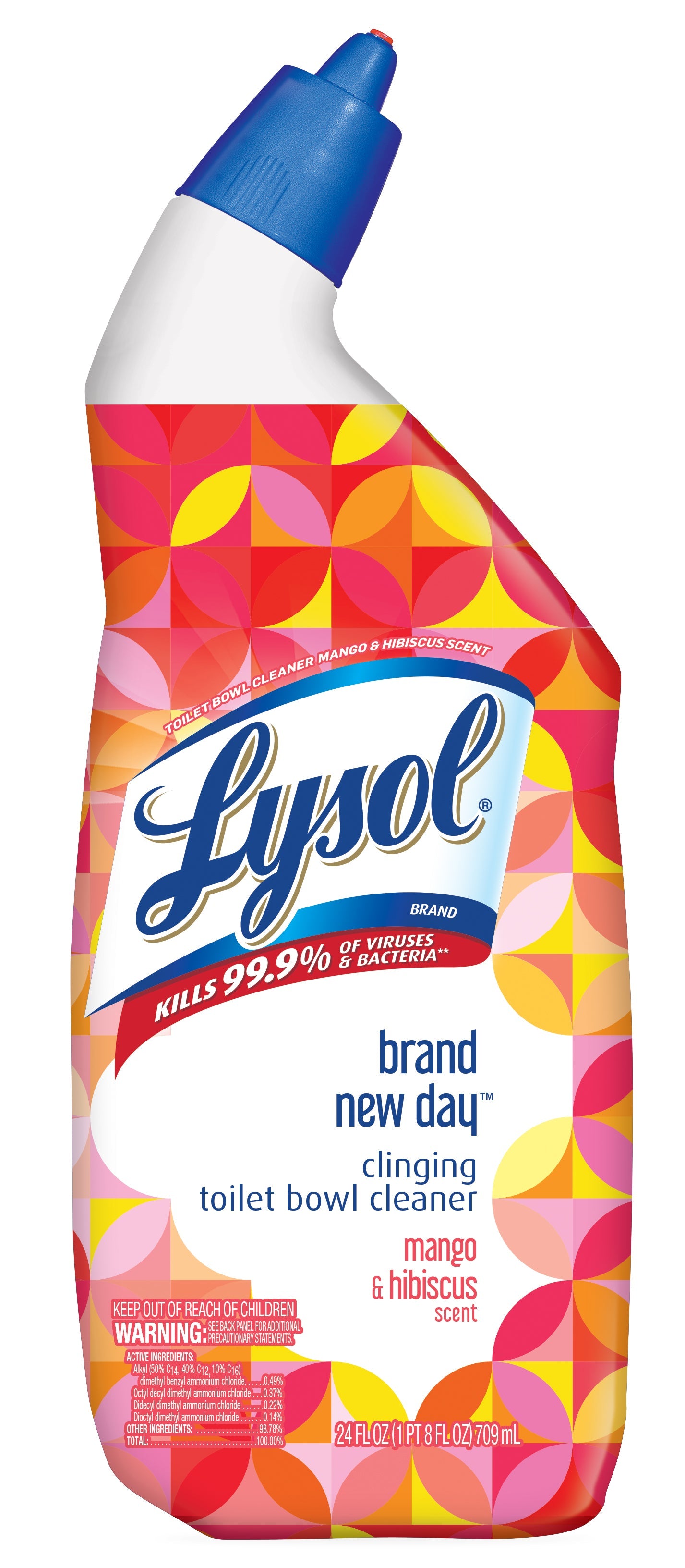 Lysol Toilet Bowl Cleaner Brand New Day Mango & Hibiscus - 24oz/9pk