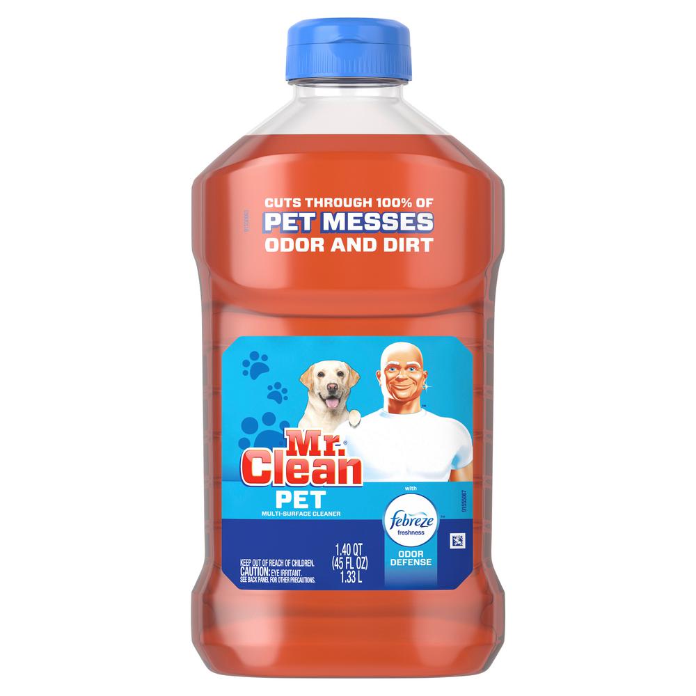 Mr Clean Pet Multi Surface Cleaner with Febreze - 45oz/6pk