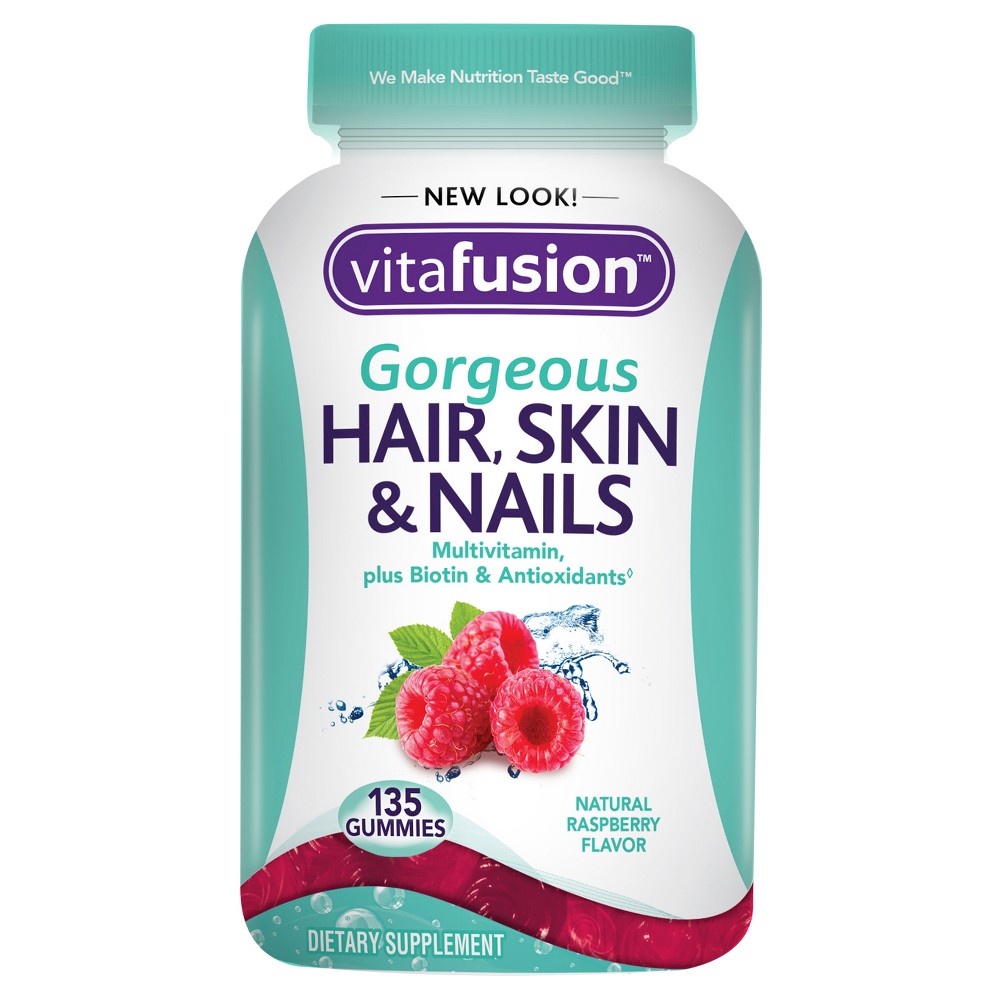 Vitafusion Gorgeous Hair Skin & Nails Multivitamin - 135ct/12pk