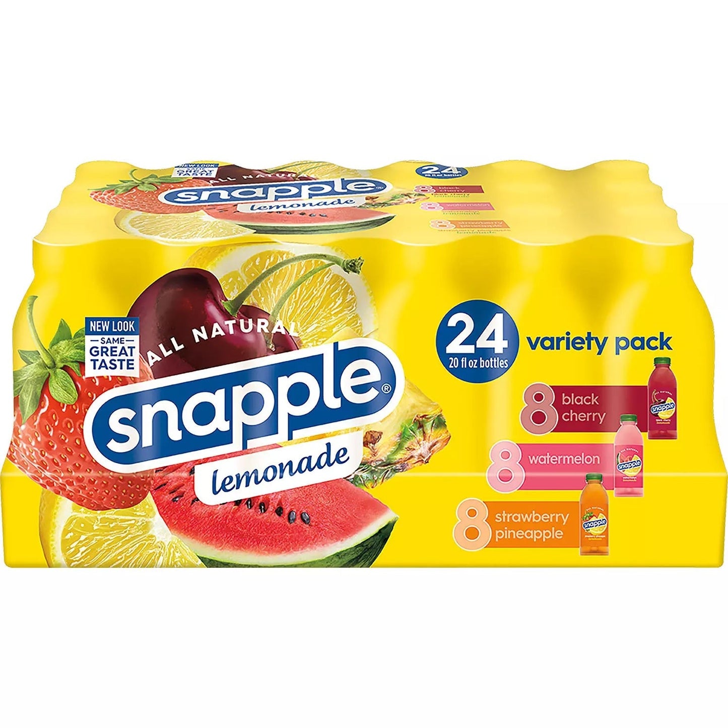 Snapple Lemonades Variety Pack - 20oz/24pk