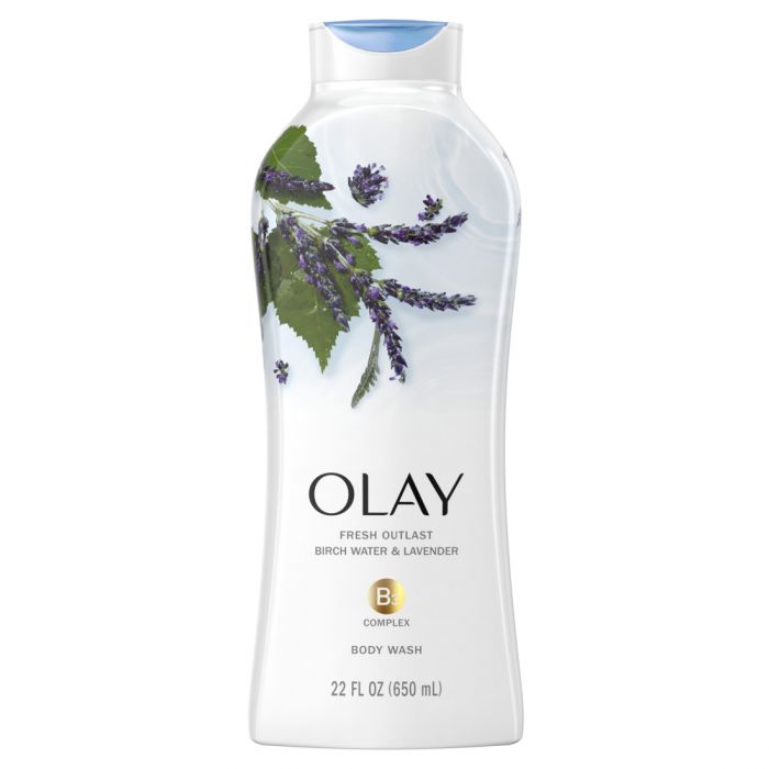 Olay Fresh Outlast Body Wash Birch Water & Lavender - 22oz/4pk
