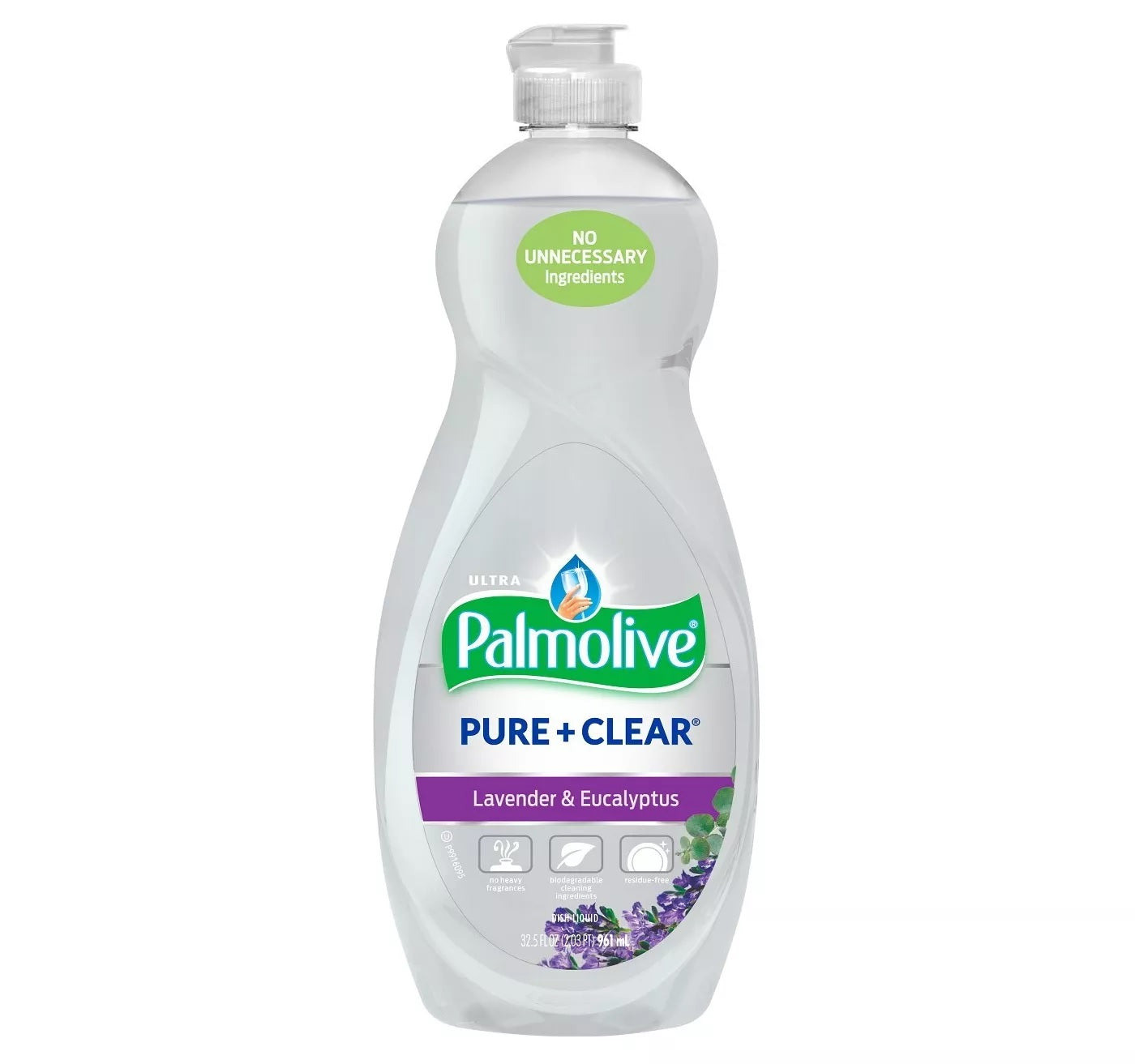Palmolive Ultra Dish Liquid Pure & Clear Lavender & Eucalyptus - 32.5oz/9pk
