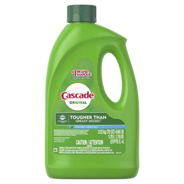 Cascade Dishwasher Detergent Gel Fresh Scent - 75oz/6pk