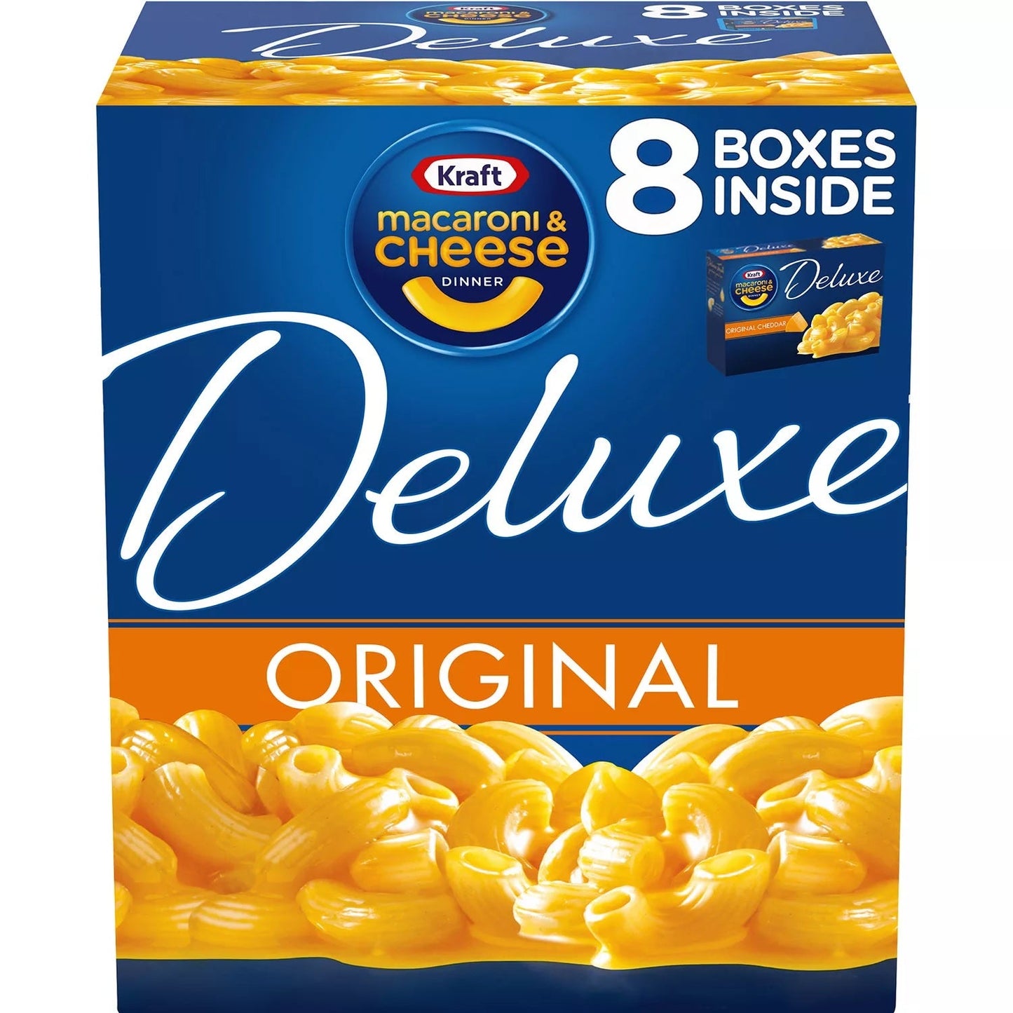 Kraft Deluxe Original Cheddar Macaroni and Cheese Dinner - 14oz/8pk
