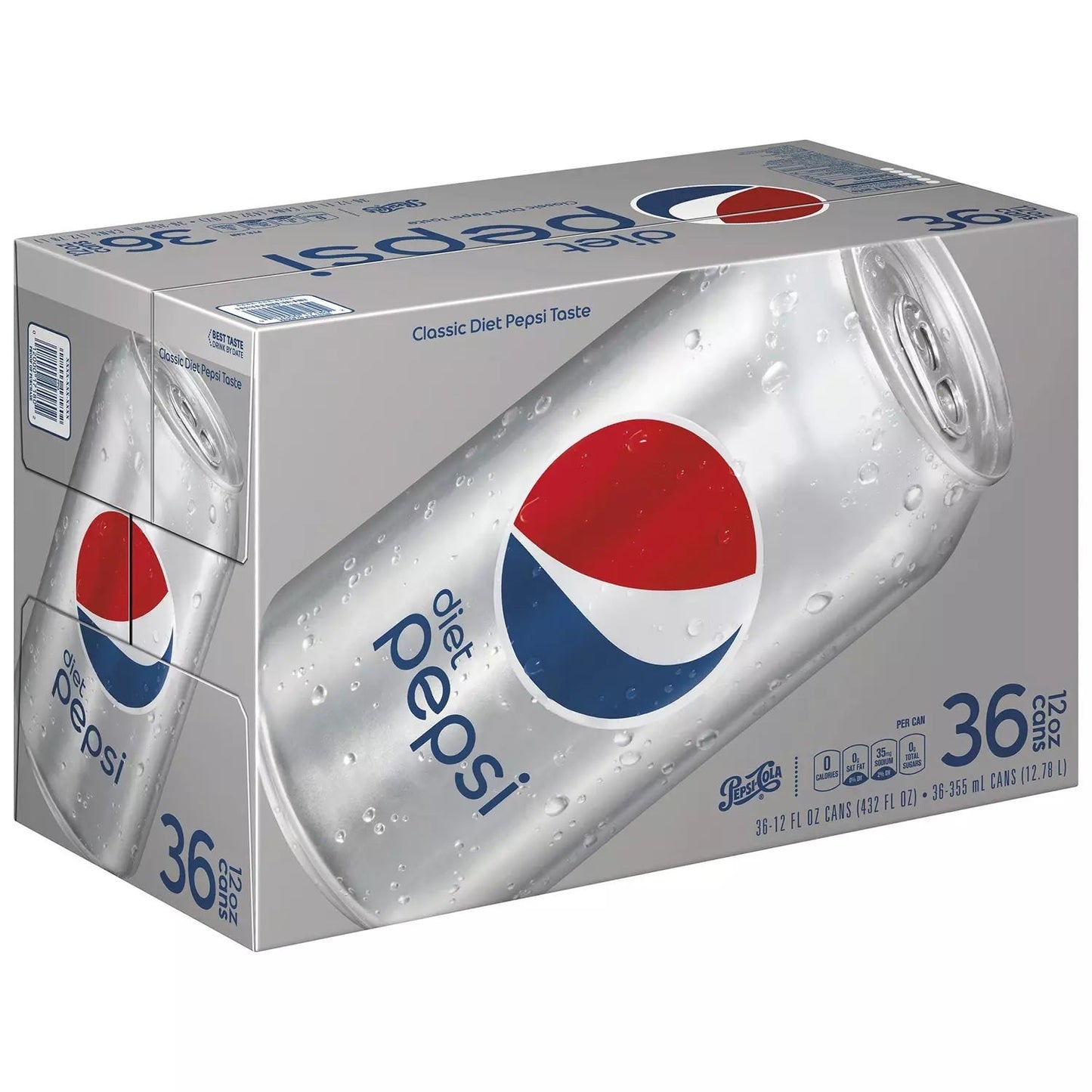 Diet Pepsi Cans - 12oz/36pk