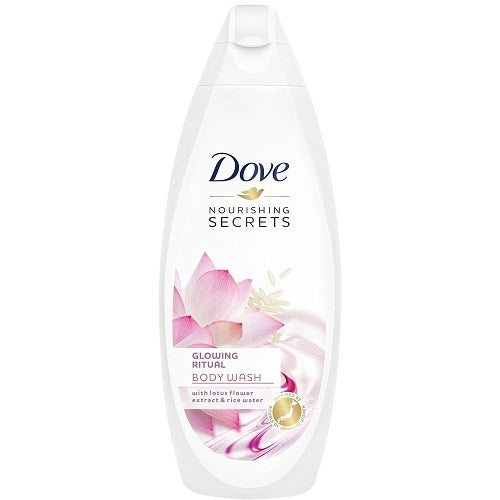 Dove Nourishing Secrets Glowing Ritual Body Wash Lotus Flower Extract - 16.9oz/500ml/12pk