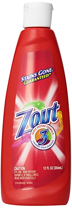 Zout Triple Enzyme Formula Laundry Stain Remover - 12oz/12pk