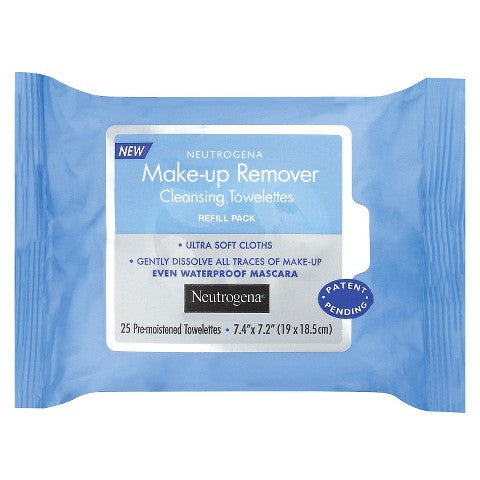 Neutrogena Makeup Remover Cleansing Towelettes Refill Pack - 25ct/5pk