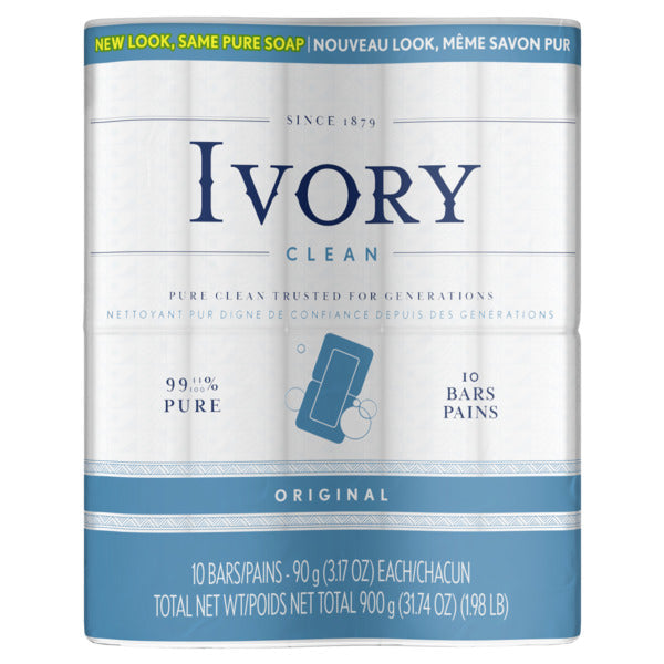 Ivory PERSONAL 10-Bar Soap ORIGINAL  - 3.1oz/10bar/12pk
