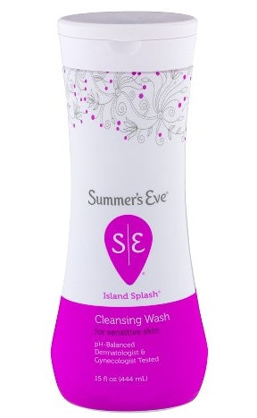 Summer's Eve Cleansing Wash Island Splash -15oz/12pk
