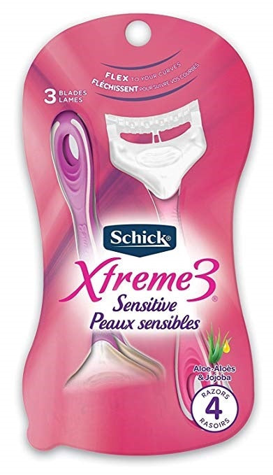 Schick  Xtreme 3 Sensitive Skin Women's Disposable Razors - 4ct/12pk