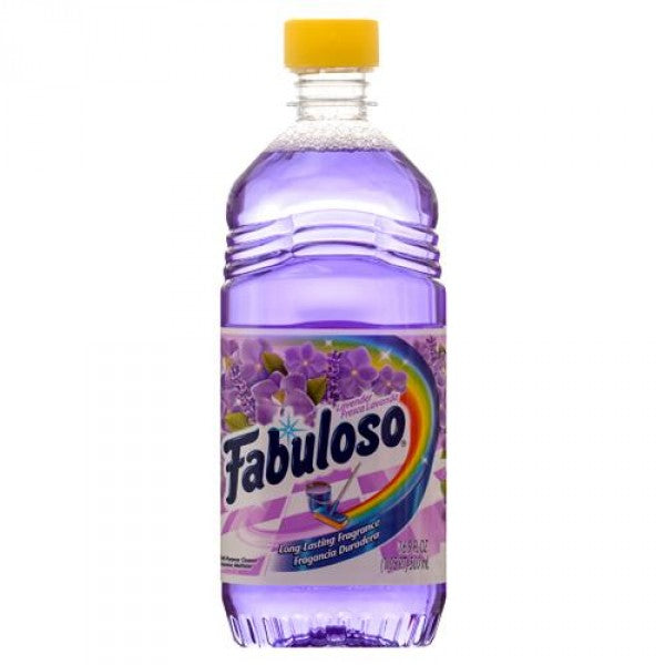 Fabuloso Pour Multi Purpose Cleaner Lavender - 16.9oz/24pk