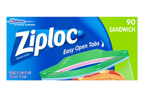ZIPLOC@Sandwich BAG - 90ct/12pk