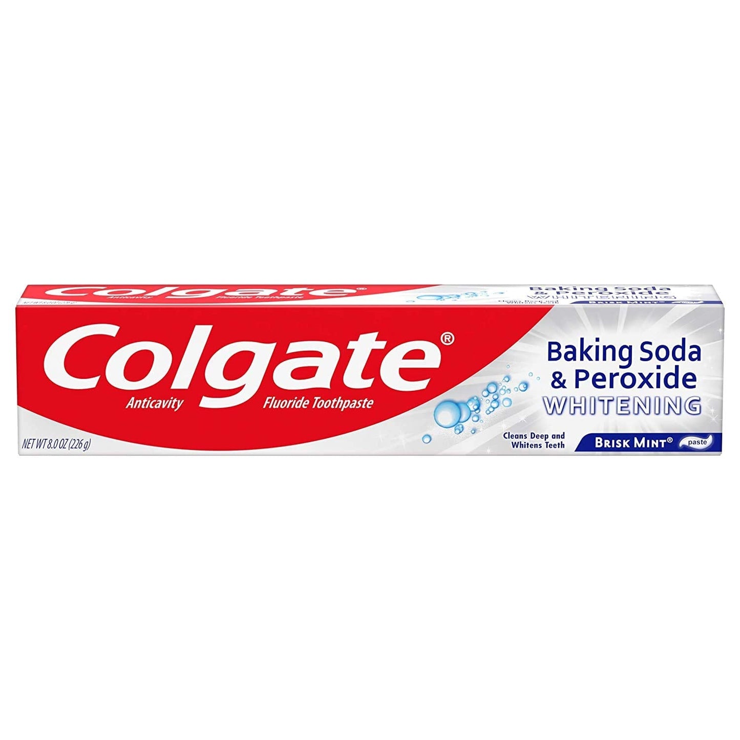 Colgate Baking Soda & Peroxide Whitening Bubbles Tooth Paste Brisk Mint - 8oz/24pk