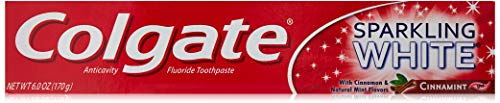 Colgate Sparkling White Whitening Toothpaste Cinnamint - 6oz/24pk