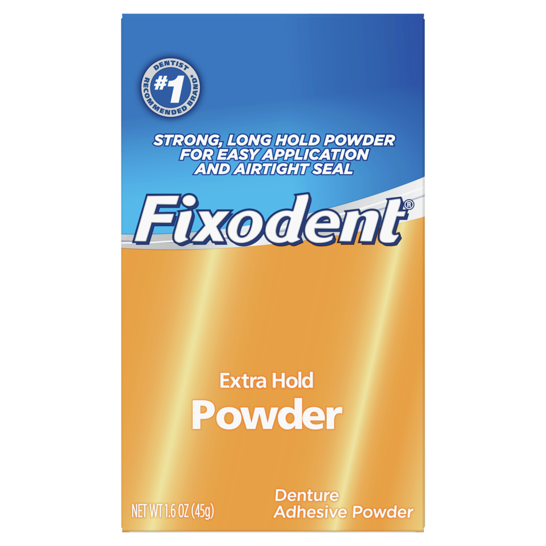Fixodent Extra Hold Denture Adhesive Powder - 1.6oz/24pk