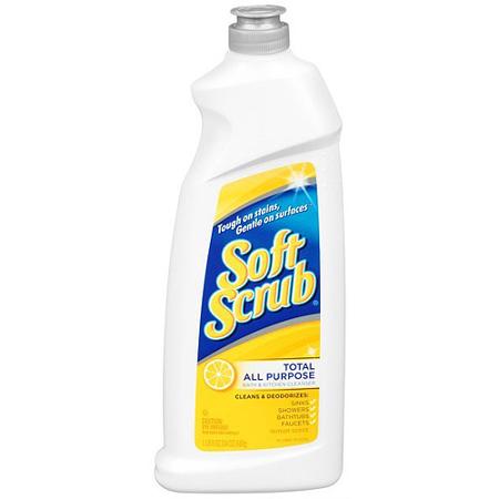 Soft Scrub Cleaner LEMON-24oz/9pk