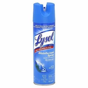 LYSOL Disinfect.Spray SPRING WATERFALL - 19oz/12pk