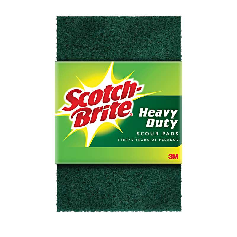 Scotch-Brite Heavy Duty Scour Pad 220, 6in x 3.8in - 24pk