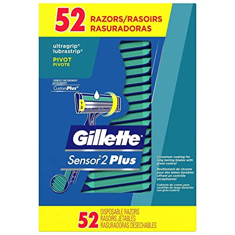 Gillette Sensor Plus2 - 52ct/1pk