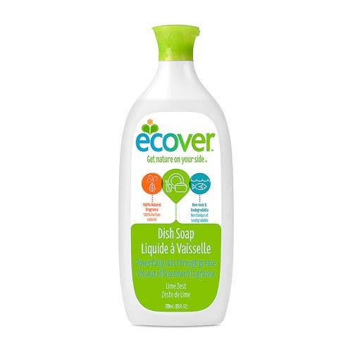 Ecover Dish Soap Lime Zest - 25oz/6pk