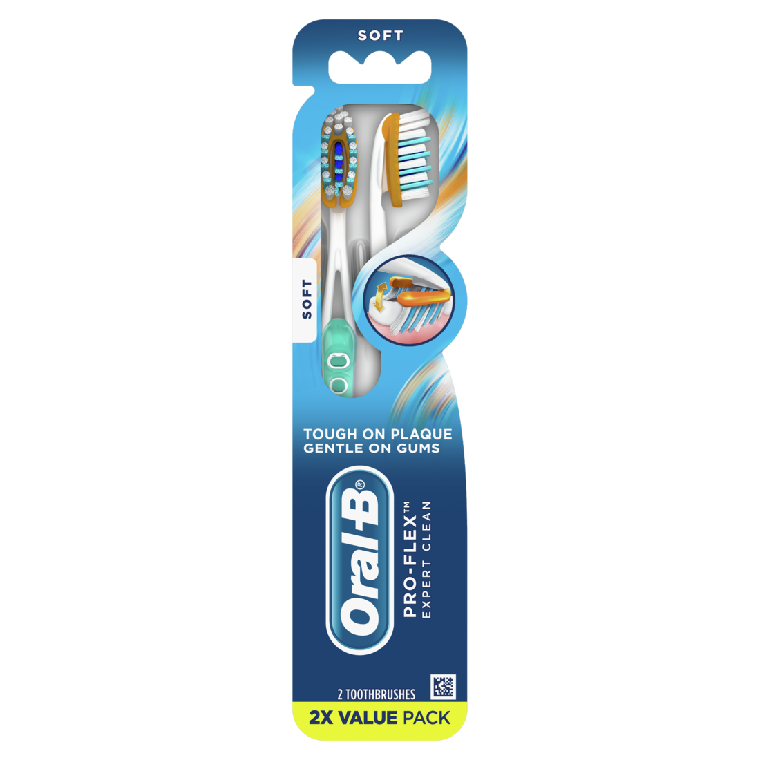 Oral-B Pro-Flex Expert Clean Toothbrushes - 2ct/72pk