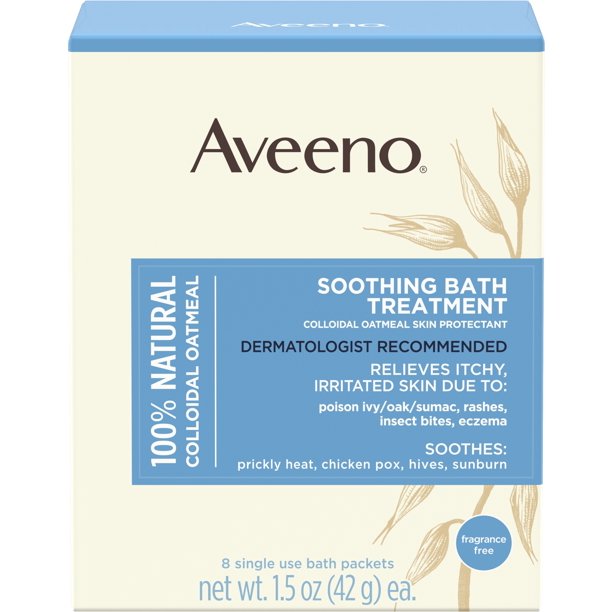 Aveeno Anti-Itch Soothing Bath Treament 1.5oz Packets - 8 ct/3pk