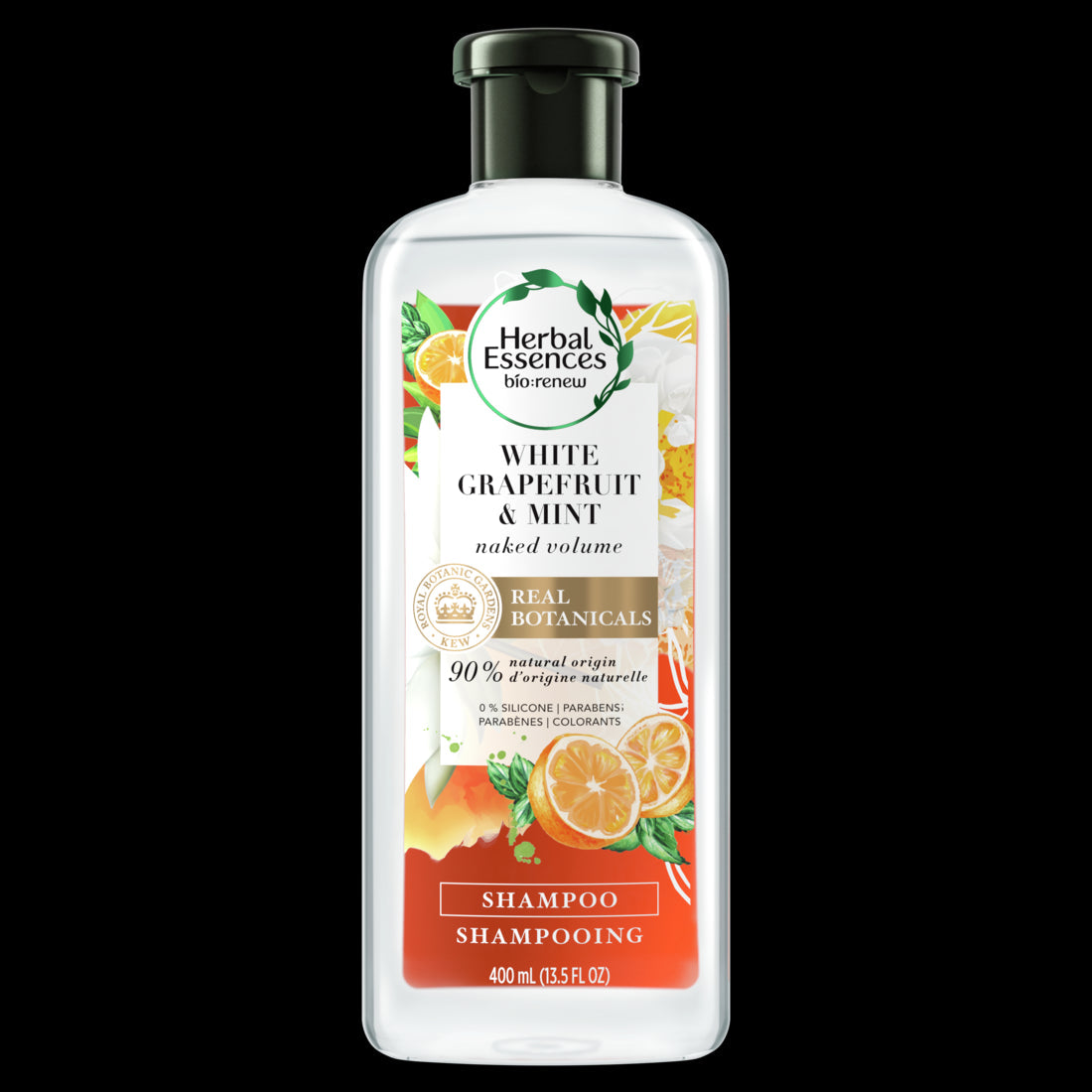 Herbal Essences bio:renew White Grapefruit & Mint Naked Volume Shampoo, 13.5 fl oz