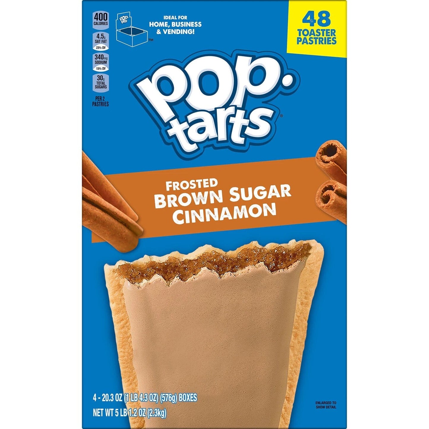 Pop-Tarts Frosted Brown Sugar Cinnamon - 48ct/1pk