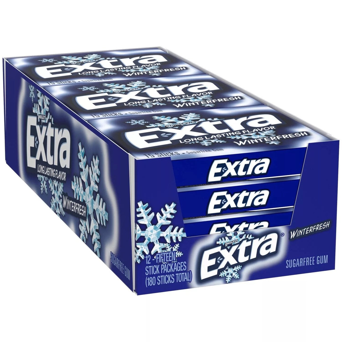 Extra Winterfresh Sugar-Free Gum - 15ct/12pk