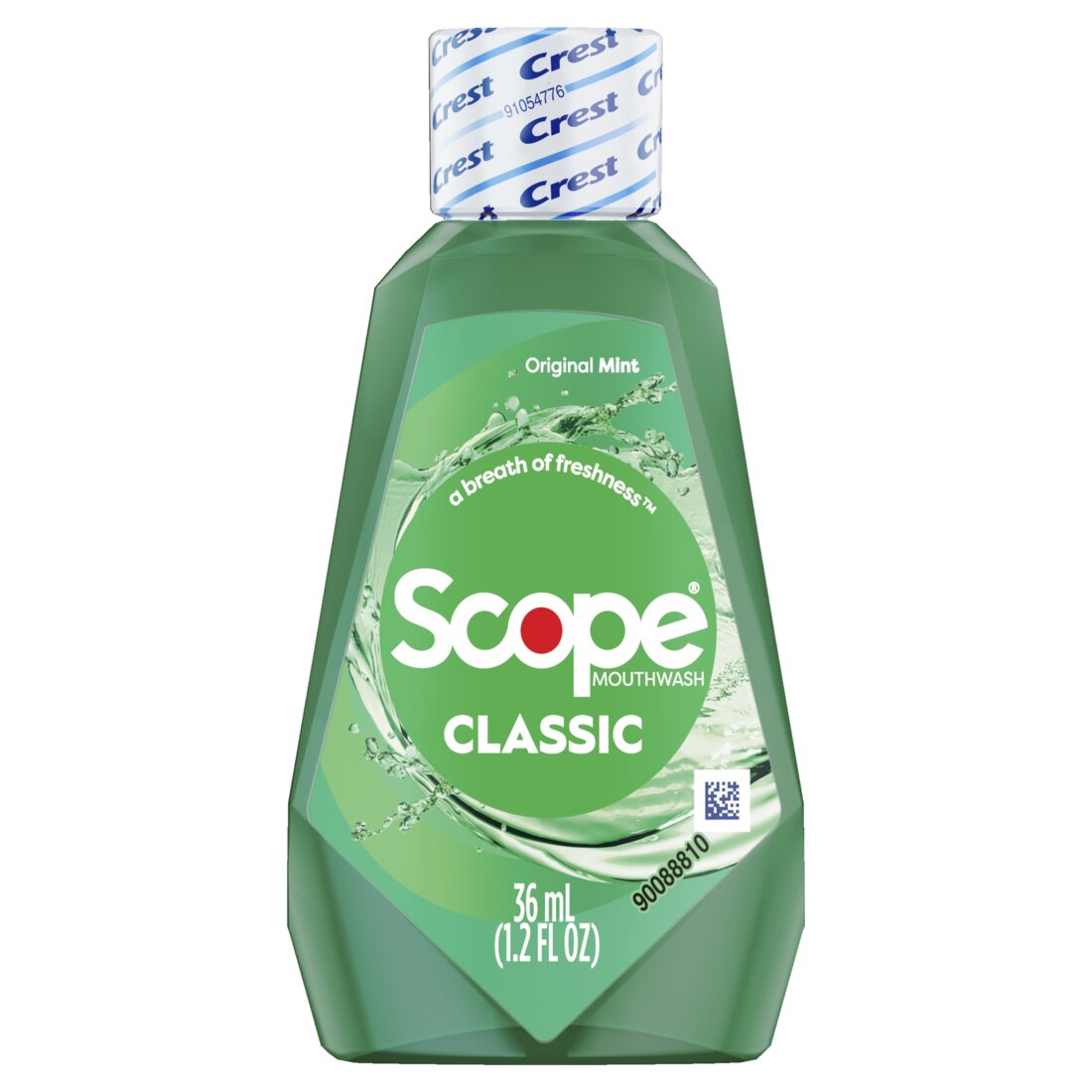 Crest Scope Classic Mouthwash Original Mint - 1.2oz/48pk