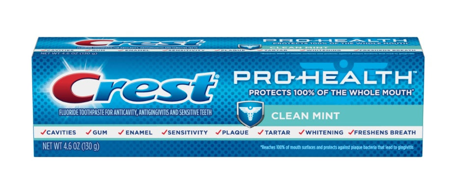 Crest Pro-Health Clean Mint Toothpaste - 4.6oz/12pk