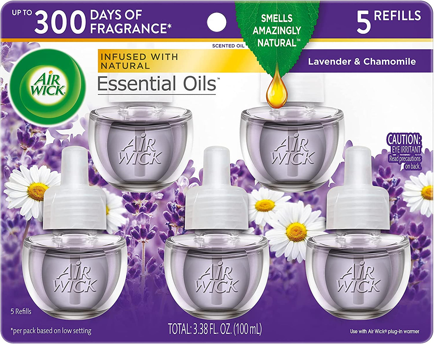 AIR WICK Scented Oil Refill Lavender and Chamomile - 5ct/5pk