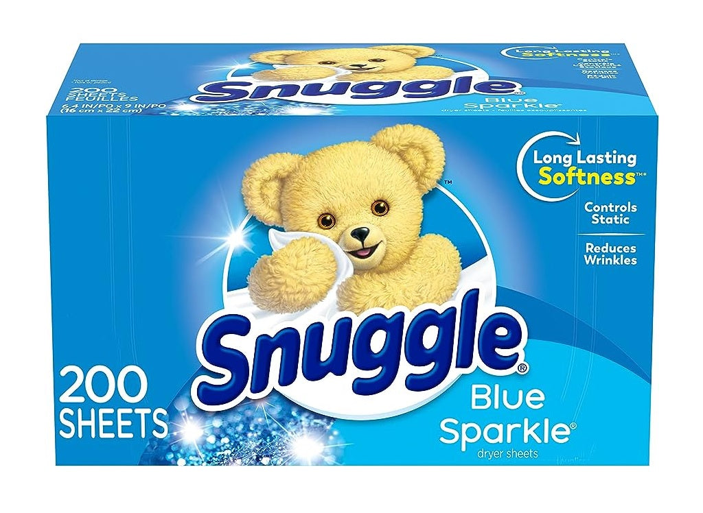 Snuggle Sheets Blue Sparkle - 200ct/6pk