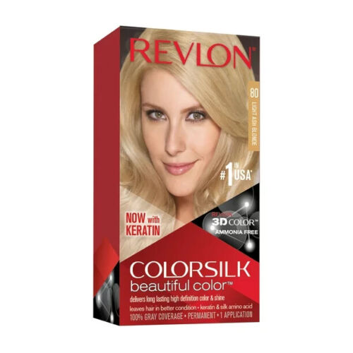 Revlon Colorsilk USA 80 Light Ash Blonde USA - 1ct/3pk