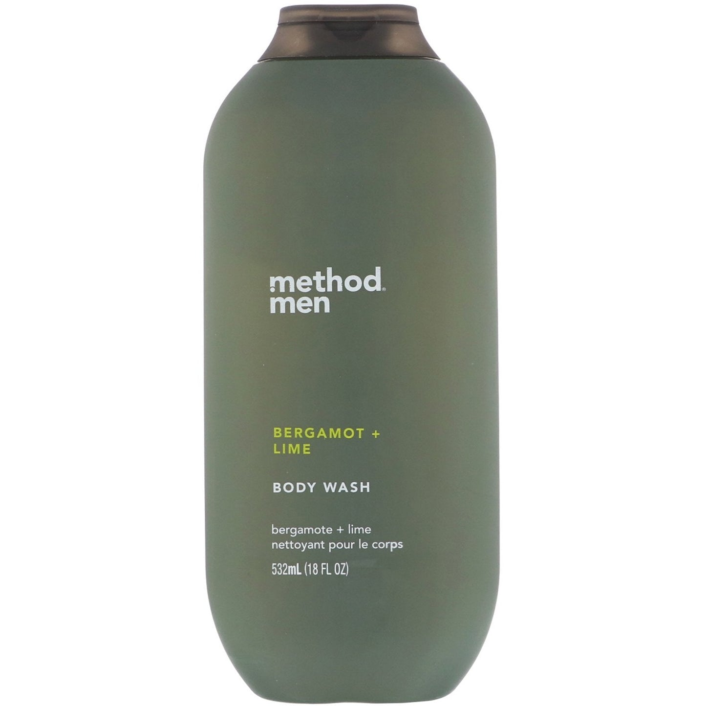 Method Mens Body Wash Bergamot & Lime - 18oz/6pk