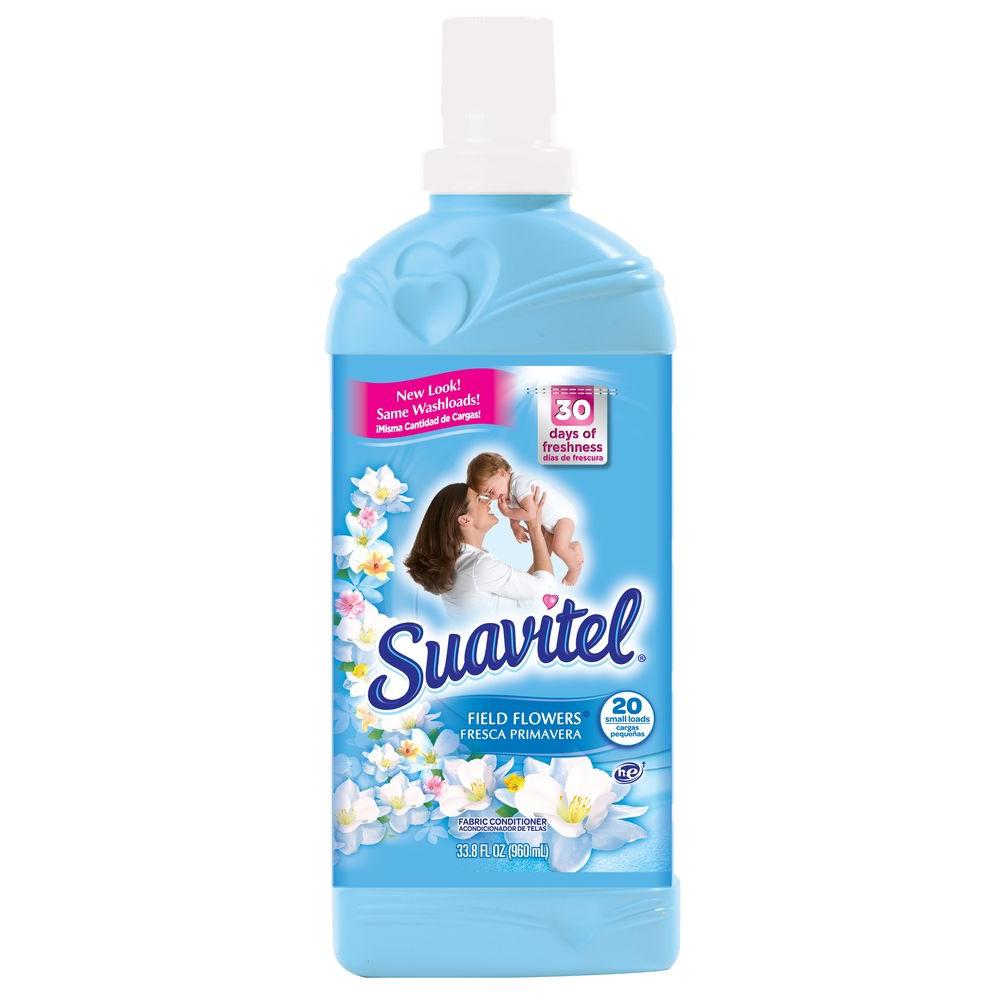 Suavitel Fabric Softener Field Flowers Blue - 33.8oz/12pk